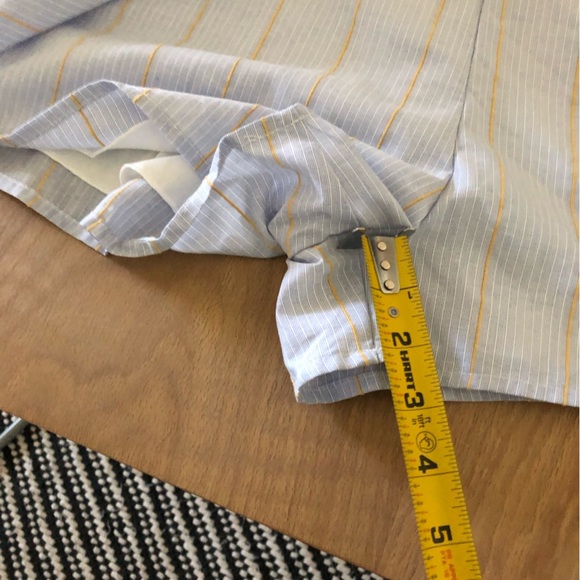 Altar’d State||Pale blue sleeveless romper, skort front•••asymmetrical skirt,NWT - Picture 11 of 16